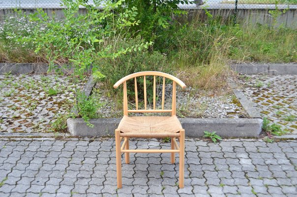 Modern Danish Model J-151Beech Dining Chair by Erik Ole Jorgensen for Kvist Mobler, 1960s-UF-1374409