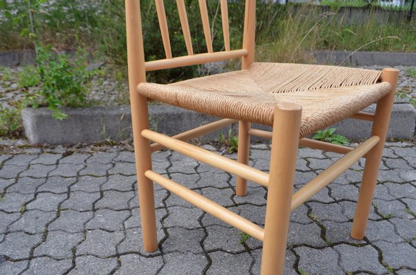 Modern Danish Model J-151Beech Dining Chair by Erik Ole Jorgensen for Kvist Mobler, 1960s-UF-1374409