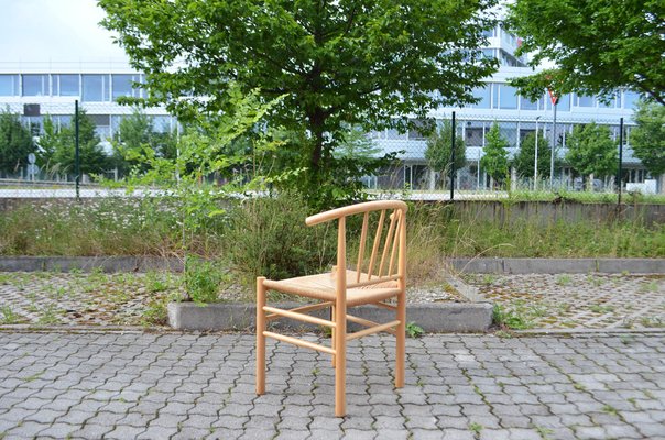 Modern Danish Model J-151Beech Dining Chair by Erik Ole Jorgensen for Kvist Mobler, 1960s-UF-1374409