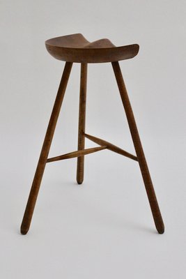 Modern Danish Teak Stool by Arne Hovmand-Olsen, 1960s-NB-1071289