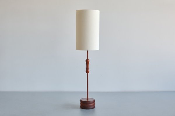 Modern Floor / Table Lamp in Teak Wood, Sweden, 1950s-FMT-1762982