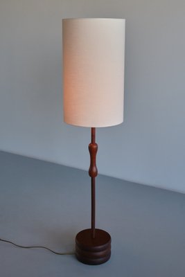 Modern Floor / Table Lamp in Teak Wood, Sweden, 1950s-FMT-1762982