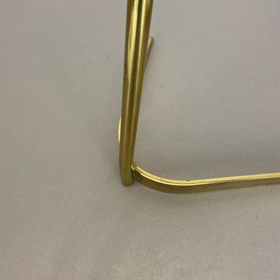 Modern German Brass Table Mirror from United Workshops Munich, 1950s-QZ-1092977