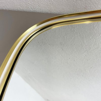 Modern German Brass Table Mirror from United Workshops Munich, 1950s-QZ-1092977