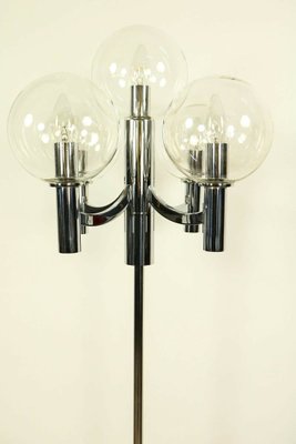 Modern German Floor Lamp in Brass and Chrome Plating from Kaiser Idell, 1970s-FUP-1412011