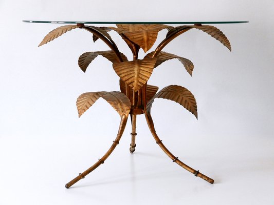 Modern German Palm Leaves Coffee Table by Hans Kögl, 1970s-WPT-1336540