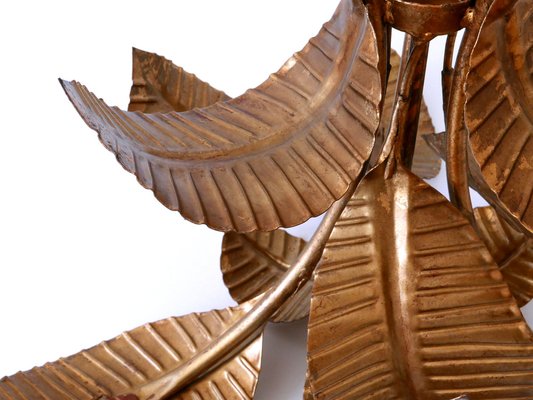 Modern German Palm Leaves Coffee Table by Hans Kögl, 1970s-WPT-1336540