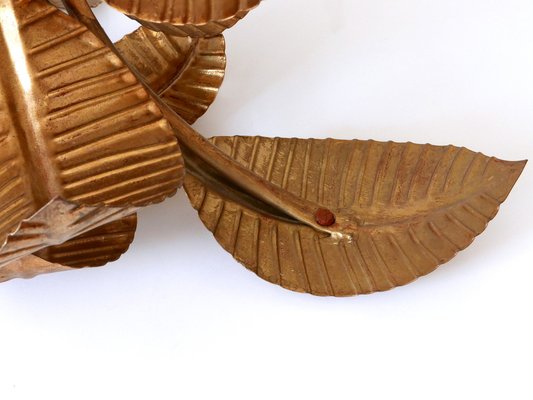 Modern German Palm Leaves Coffee Table by Hans Kögl, 1970s-WPT-1336540