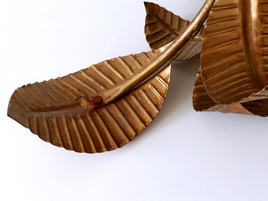 Modern German Palm Leaves Coffee Table by Hans Kögl, 1970s-WPT-1336540