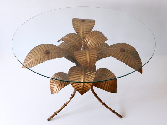 Modern German Palm Leaves Coffee Table by Hans Kögl, 1970s-WPT-1336540