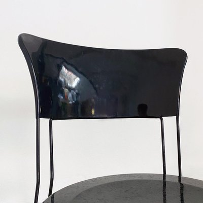 Modern Italian Black Metal Ibisco Chair by Raimondi for Molteni & Consonni, 1980s-GDD-1446858