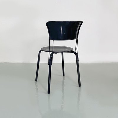 Modern Italian Black Metal Ibisco Chair by Raimondi for Molteni & Consonni, 1980s-GDD-1446858