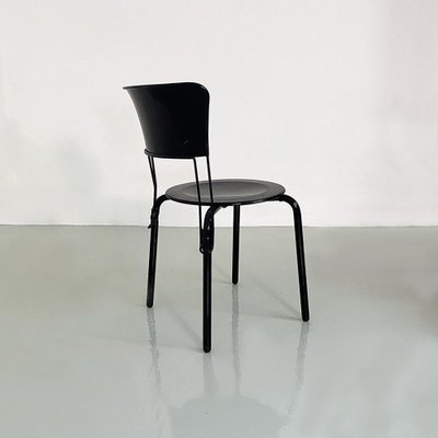 Modern Italian Black Metal Ibisco Chair by Raimondi for Molteni & Consonni, 1980s-GDD-1446858