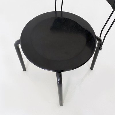 Modern Italian Black Metal Ibisco Chair by Raimondi for Molteni & Consonni, 1980s-GDD-1446858