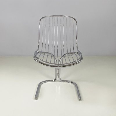 Modern Italian Chair in Metal Tubing and Rods, 1970s-GDD-2041607