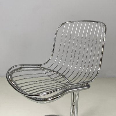 Modern Italian Chair in Metal Tubing and Rods, 1970s-GDD-2041607