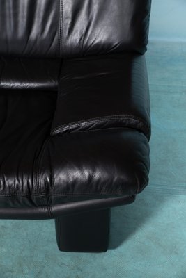 Modern Italian Leather Lounge Chair-HGA-1229124