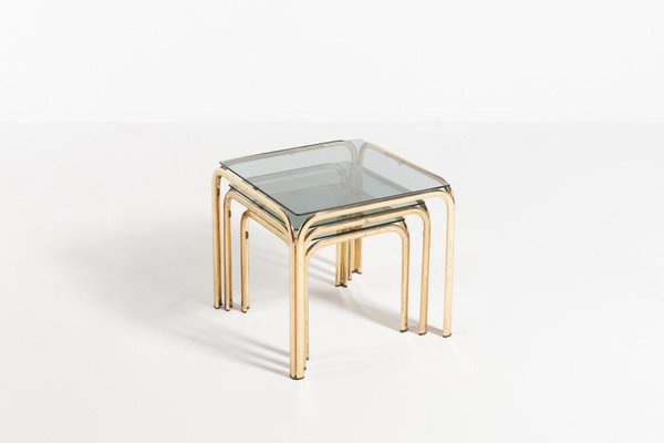 Modern Italian Nesting Side Tables, 1970s-KMC-1175670