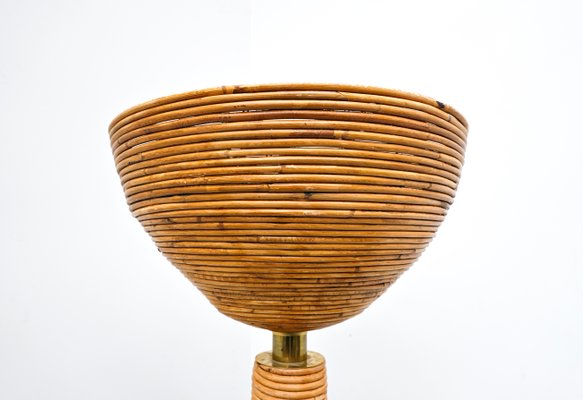 Modern Italian Rattan Floor Lamp-FGA-938019