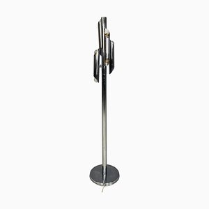 Modern Italian Space Age Floor Lamp in Chromed Metal, 1970s-GDD-1807495