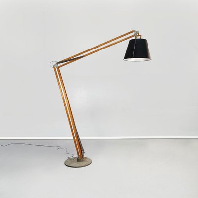 Modern Italian Wooden and Iron Floor Lamp Golia, 2000s-GDD-1343260