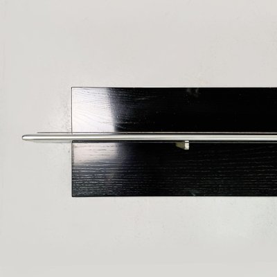 Modern Italian Wooden Steel Shelf, 1980s-GDD-1331201