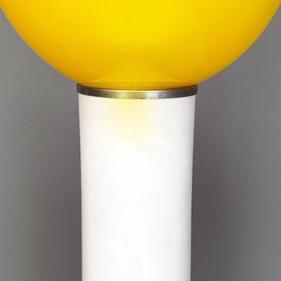 Modern Italian Yellow Glass Floor Lamp by Annig Sarian for Kartell, 1970s-GDD-1351667