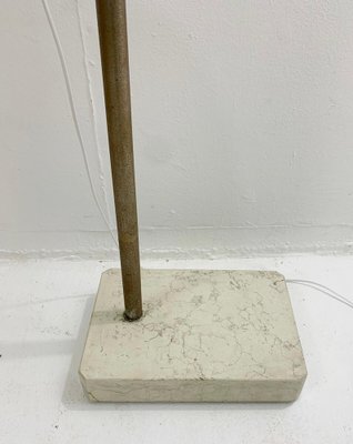 Modern Modulable Floor Lamp with Travertine Base, Italy, 1970s-FGA-1326841