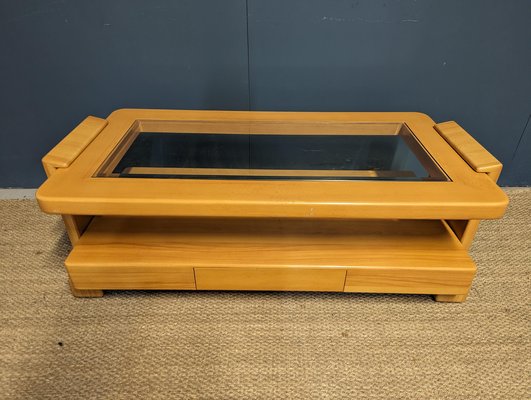 Modern Oak Coffee Table-HLV-1722976