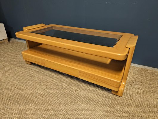 Modern Oak Coffee Table-HLV-1722976