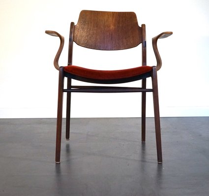 Modern Plywood Armchair by Hartmut Lohmeyer for Wilkhahn, 1950s-CIP-2023718