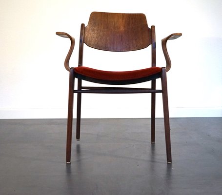 Modern Plywood Armchair by Hartmut Lohmeyer for Wilkhahn, 1950s-CIP-2023718