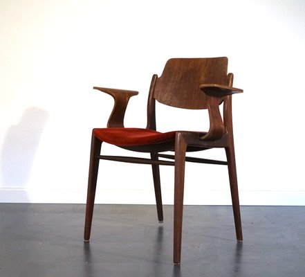 Modern Plywood Armchair by Hartmut Lohmeyer for Wilkhahn, 1950s-CIP-2023718