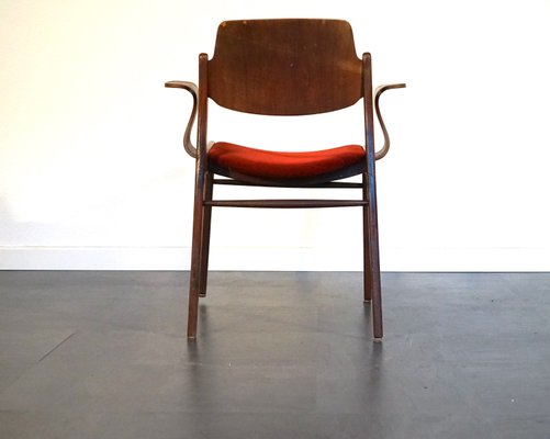 Modern Plywood Armchair by Hartmut Lohmeyer for Wilkhahn, 1950s-CIP-2023718