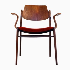 Modern Plywood Armchair by Hartmut Lohmeyer for Wilkhahn, 1950s-CIP-2023718