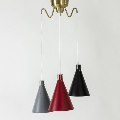 Modern Scandinavian Ceiling Lamp by Alf Svensson for Bergboms, 1950s-NL-1425867