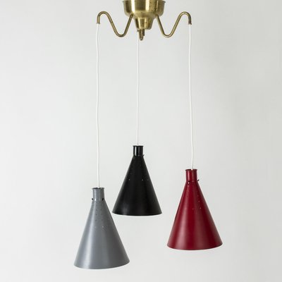 Modern Scandinavian Ceiling Lamp by Alf Svensson for Bergboms, 1950s-NL-1425867