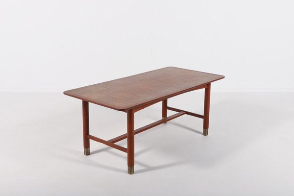 Modern Scandinavian Teak Coffee Table by Carl-Axel Acking, Sweden, 1960s-KMC-956857