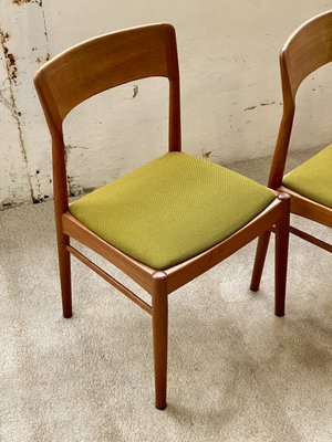 Modern Scandinavian Teak Dining Chairs by Kai Kristiansen for k.s. Furniture, 1960s, Set of 4-JJ-2016166