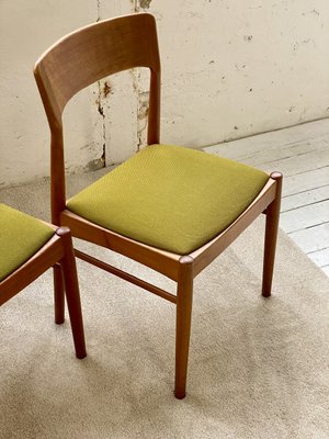 Modern Scandinavian Teak Dining Chairs by Kai Kristiansen for k.s. Furniture, 1960s, Set of 4-JJ-2016166