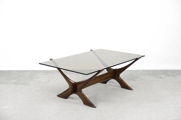 Modern Scandinavian Walnut Conditory Table by Fredrik Schriever, 1960s-ZAA-1314761