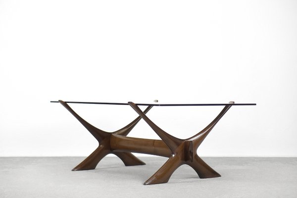 Modern Scandinavian Walnut Conditory Table by Fredrik Schriever, 1960s-ZAA-1314761