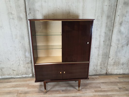 Modern Showcase in Wood, 1950s-ZUW-1332858