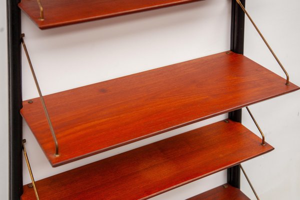 Modern Teak Wall Unit attributed to Louis Van Teeffelen for Webe, 1959-KL-2022220