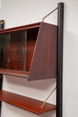 Modern Teak Wall Unit attributed to Louis Van Teeffelen for Webe, 1959-KL-2022220