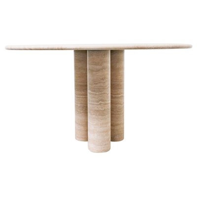 Modern Travertine Dining Table in the Style of Mario Bellini, Italy-FGA-969515