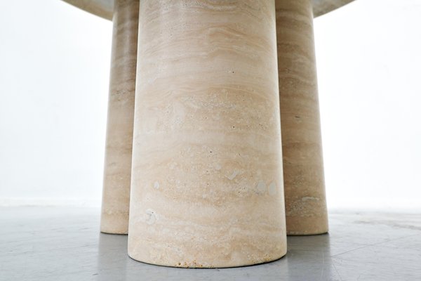 Modern Travertine Dining Table in the Style of Mario Bellini, Italy-FGA-969515