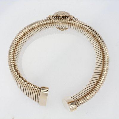 Modern Vermeil Scarab Beetle Bracelet-OLU-1144599