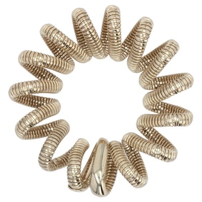 Modern Vermeil Spiral Tubogas Bracelet-OLU-1144597