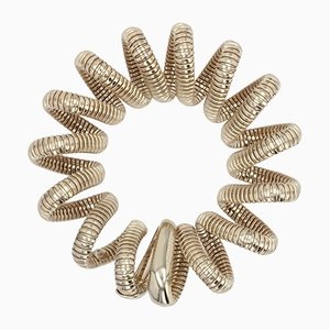 Modern Vermeil Spiral Tubogas Bracelet-OLU-1144597